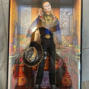 Barbie Dia de los Muertos Doll with Blue and Black Outfit